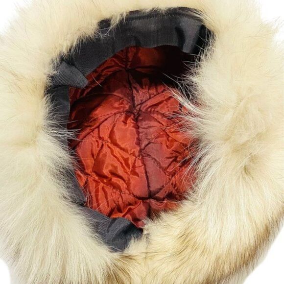 Vintage Arctic Fox Fur Hat - Picture 7 of 9